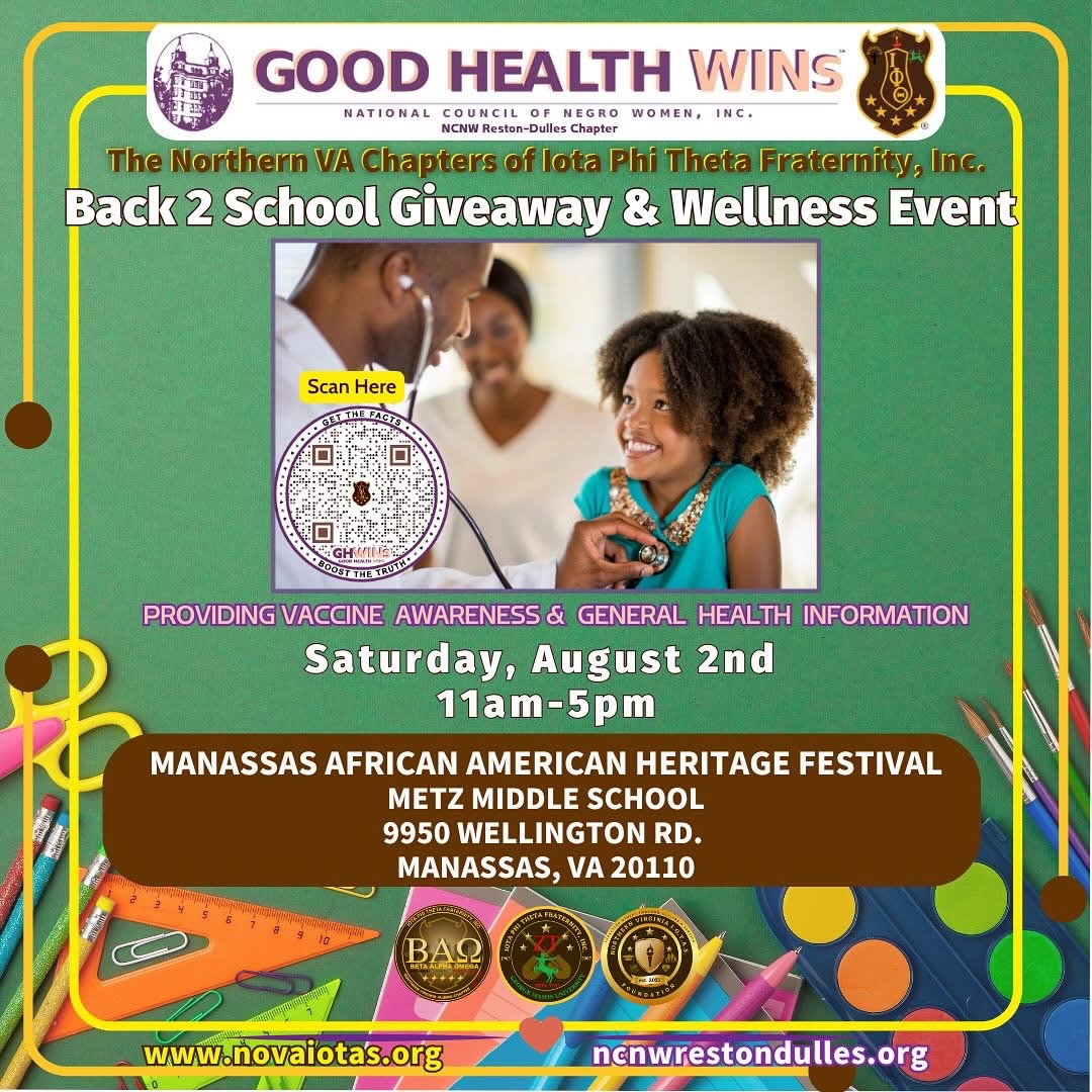 Beta Alpha Omega Chapter – Manassas African American Heritage Festival (MAAHF)