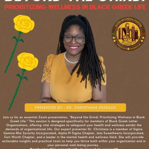 Beyond the Grind: Prioritizing Wellness in Black Greek Life