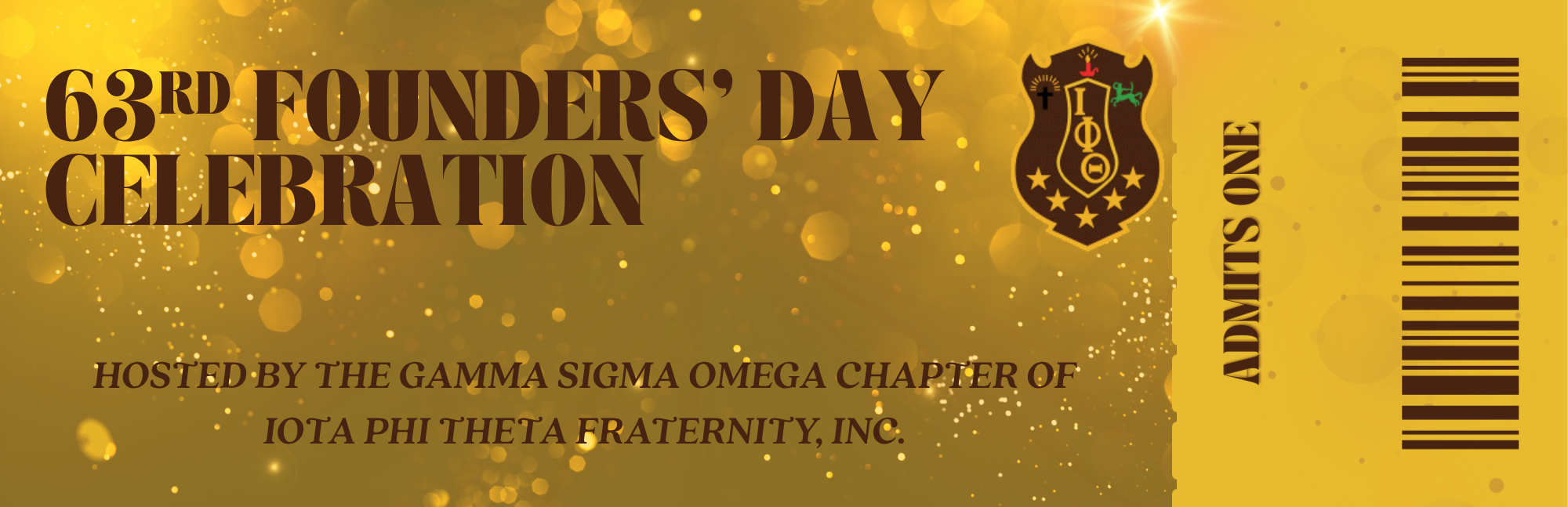 63rd Founders\\\’ Day Celebration (Pre-sale $25) – One Iota Events